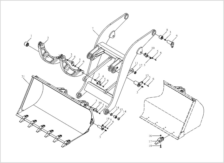 挖掘機(jī)工(gōng)作(zuò)裝置